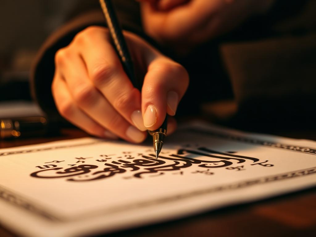 Atelier calligraphie pour les parents